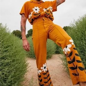 Daisy Big Bud Press Pants Western and Shirt